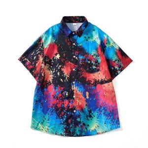 C48S-男翻领衬衫-带口袋