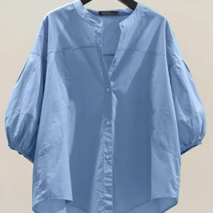 C18S-泡泡袖女衬衫