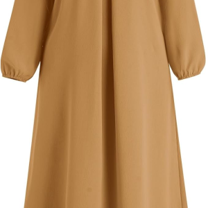 B35Q-长袖连衣裙