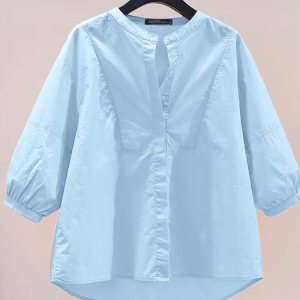 C19S-休闲泡泡女衬衫