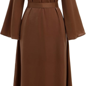 B33Q-宽松绑带连衣裙