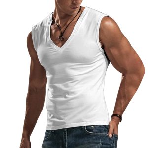 男士V领背心   代码    A9K