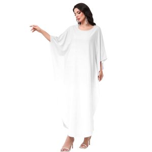 蝙蝠袖连衣裙   代码：B32Q