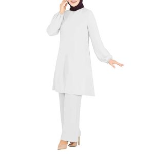穆斯林中长裙套装     代码：B53TZ