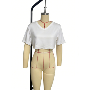 V领短袖T恤   代码：E95T