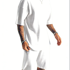 男士短袖短裤套装       代码:A52TZ   TEMU  Y2  欧美尺码