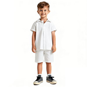 儿童短袖衬衫套装     代码：A59TZ