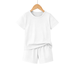 儿童短袖短裤套装     代码：YTZ